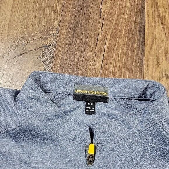 McDonalds Shirt Womens Medium Blue 3/4 Zip Work Short Sleeve - Picture 2 of 7